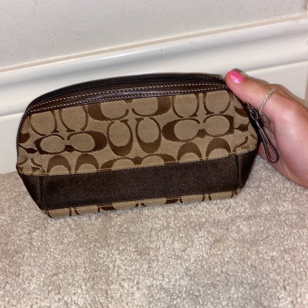 Small original print coach bag